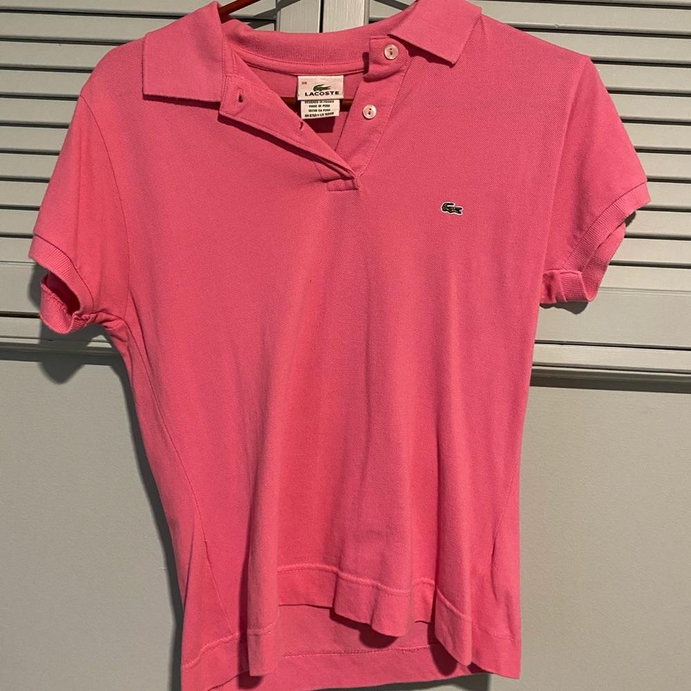Lacoste Women’s Polo 
EUC
Size 38 (6)